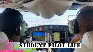 Exceptional Student Pilot Takeoff | Garmin EFIS Cockpit Flight Training Series | PrincessAnuTv