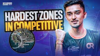 TOUGHEST COMPETITIVE ZONES TO ENTER IN BGMI | B2B HIGH KILLS GAMEPLAY |