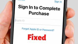 Sign Into Complete Purchase Error Fix On iPhone iPad iPod -How To Fix All Apple iD Purchases Errors