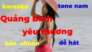 Quảng Bình yêu thương karaoke (bản chuẩn) sáng tác Ngô Sĩ Ngọc thơ Quốc Anh, @Akyta73