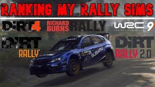 Ranking My Top 5 Rally Sims