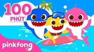 Những bài hát hay nhất về mùa hè cùng Cá Mập Con | Tuyển tập | Baby Shark Pinkfong! - Nhạc thiếu nhi