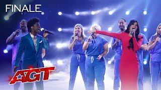 Idina Menzel Sings With Jimmie Herrod And Northwell Health Nurse Choir - America's Got Talent 2021