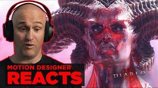 Designer Reacts to Diablo IV Announce Trailer | "By 3 They Come"