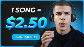 Earn $2,250 Listening to Music! (Make Money Online For Free)