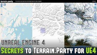 UE4: Secrets to Generating FREE Real-World Heightmaps from Terrain Party for UE4