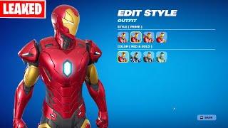 *NEW* Customizable Iron Man Fortnite Leaked