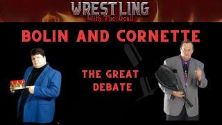 Jim Cornette and Kenny Bolin debate. @OfficialJimCornette