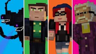 Minecraft Story Mode - All Bosses