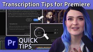How to Make Multi-Speaker Transcriptions | Premiere Pro Quick Tips w/ Valentina Vee | Adobe Video
