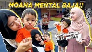 DITINGGAL IBU HAJI.. Moana Malah Lomba di Sekolah..