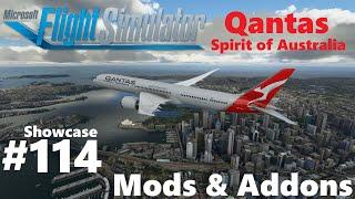 Boeing 787-10 Qantas - Showcase #114 - Mods & Addons for Microsoft Flight Simulator 2020 4K