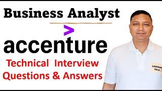 Accenture - business analyst interview questions and answers | business analyst interview questions
