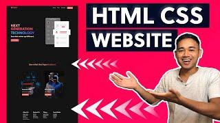 HTML CSS and Javascript Website Design Tutorial - Beginner Project Fully Responsive