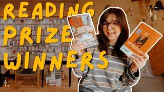 Reading the Waterstones 2023 prize winning books  reading vlog