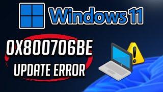 How To Fix Windows Update Error 0x800706be in Windows 11/10 [Tutorial]