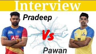 Pawan Sehrawat and Pradeep Narwal interview after injury vivo pro kabaddi season 9 #shorts