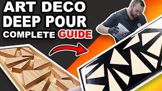 How to Use Deep Pour Epoxy Resin to Create Art Deco-Inspired Wood Crafts