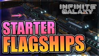 Your first flagships in Infinite Galaxy [beginner's leveling guide]