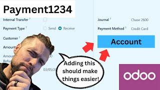 Change the Account on Payments in Odoo