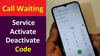 Call Waiting Service Activate And Deactivate Code | Call Waiting Kaise Set Kare