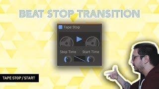 Mixing Trap ///  Beat transitions /// Tape stop + Tape start effect