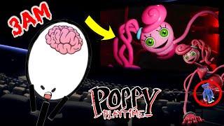 SNEAKING INTO A MOVIE THEATER AT 3AM TO PLAY POPPY PLAYTIME CHAPTER 2 (SCARY)