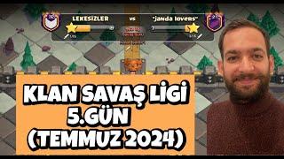 KLAN SAVAŞ LİGİ 5.GÜN ! CLASH OF CLANS