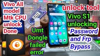 Vivo S1(1907) Reset and Frp bypass Unlock 2024//With Unlocktool ony  one click 