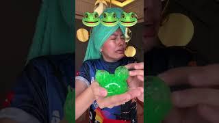 Pedang masuk Mulut ! Lomba Bikin Balon air dari Nano Tape viral #shorts Nasya kaila Nazifah