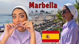 يومي في ماربيلا .. الباص كان بيدعمني   Marbella, Spain || فاطمة المهنا 