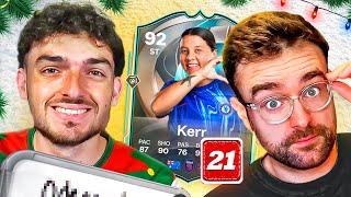 FC25 Squad Builder Showdown Advent Calendar! GLOBETROTTERS SAM KERR! Day 21 vs FUTWIZ Jamodo