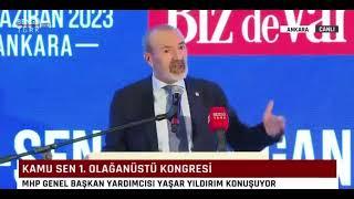 "Türkiye Kamu-Sen üyesine mobbing yapacak adamın alnını karışlarım!"