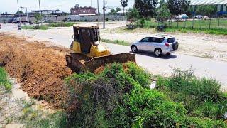 Great Full VDO 6H Land fill up Processing Dump truck with Dozer KOMATSU DR51PX  From Start to Final