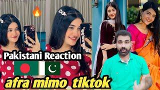 Pakistani React on Bangladeshi Tiktoker | Afra Mimo TikTok Videos | NA Reaction