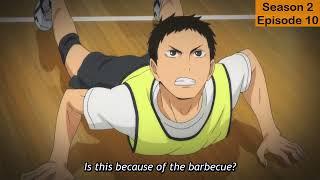 Haikyuu!! | All of Sawamura Daichi's Digs and Serve Receives