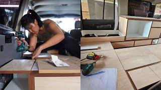 Land Cruiser CAMPER CONVERSION - 4x4 Overlanding Interior Build (PART 1) - Carpentry is FUN!