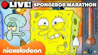  LIVE: SpongeBob's Most Extreme Weather Marathon! ️ | Nickelodeon