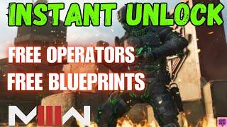 *NEW* MW3 INSTANT UNLOCK GLITCH / FREE OPERATORS / FREE BLUEPRINTS + BUNDLES (MW3 GLITCH SEASON 3)