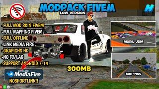 RILIS!! GTA SA MOD FIVEM LOW VERSION 300MB!! FULL JDM & MAPPING GTA 5 - Terbaru 2024