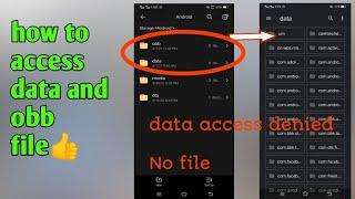 how to access data and obb folder in android 11 tamil | android 11 data access denied | tamil |