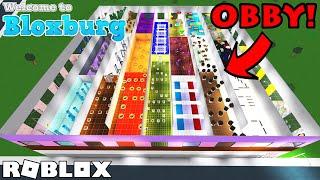 I Built a HUGE OBBY In Welcome to Bloxburg! (6000 Robux) / ROBLOX