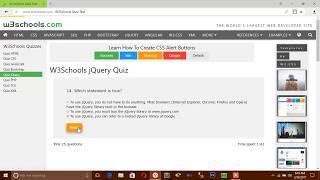 W3schools jQuery Quiz