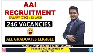 AAI JE RECRUITMENT 2023 | LATEST GOVERNMENT JOBS FOR ALL GRADUATES