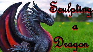 I Sculpted a Dragon Out of Polymer Clay | Step by Step Sculpt and Paint