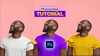How to change T-shirt colors in photoshop - PHOTOSHOP TUTORIAL