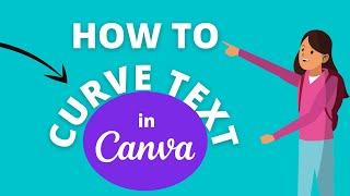 How To Make Curved Text In Canva Tutorial  - Canva Hacks & Tips