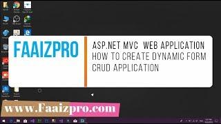 Building Robust Web Apps: Dynamic Form CRUD in ASP.NET MVC Explained!