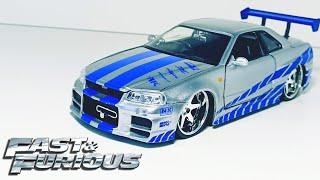 ОБЗОР на NISSAN SKYLINE GT-R {BNR34} из фильма (FAST & FURIOUS)