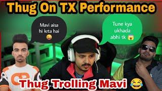 Thug On Team Xspark Performance || Thug Trolling Mavi  #thug #mavi #s8ul